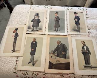 Various Vanity Fair prints 