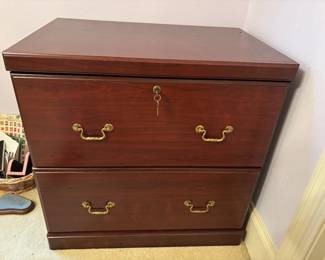 Two drawer filing system cabinet 