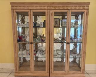 Two beautiful Bernhardt display cabinets..  sold separately 