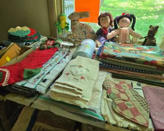 Many linens