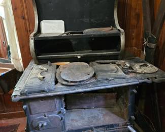 Vintage wood burning stove