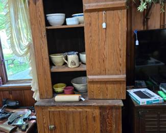 Vintage oak cupboard