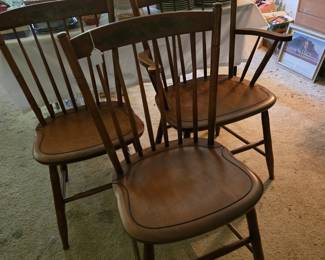 Set of 4 Hitchcock chairs
