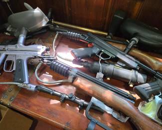 Paint ball guns
