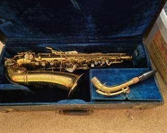Vintage saxaphone