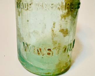 Straight sided Coca-Cola bottled in Winston, NC (1905-1920) detail...