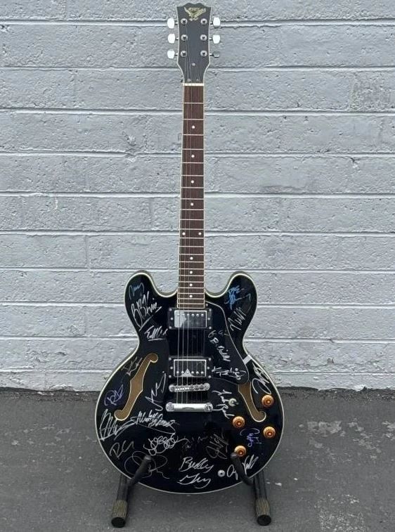 signed guitar