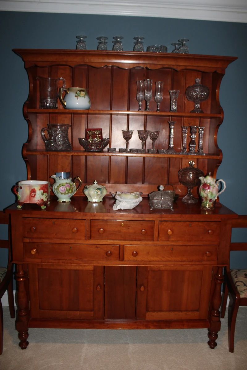 Antique Handmade Cherry Cupboard