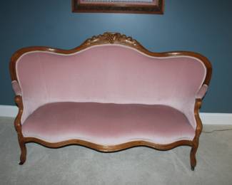 Antique French-Style Settee