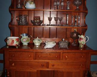 Antique Handmade Cherry Cupboard