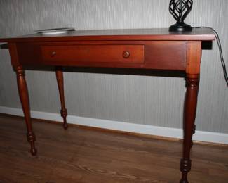 Antique Cherry 1 Drawer Table / Desk