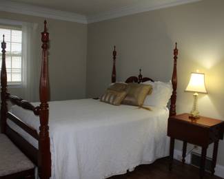 Antique 4 Poster Cherry Bed