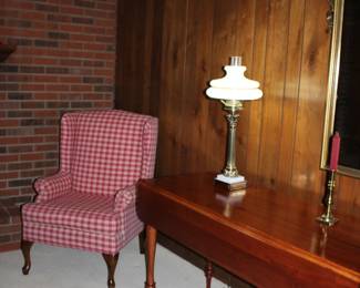 3 of 4 Antique Cherry Drop Leaf Tables