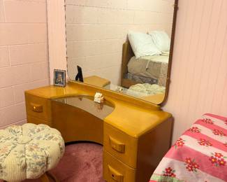 Heywood Wakefield Vanity and Mirror