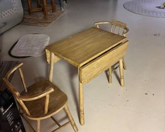 60’s child’s table chairs