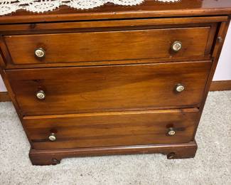 Ethan Allen Maple two piece cabinet