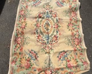 090 8x5floralaubussonstylearearug
