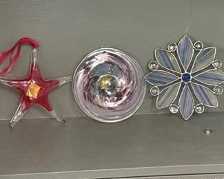 086 trioofglasshangingornaments