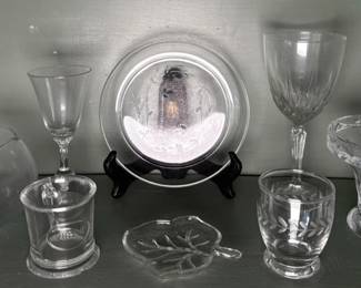 027 vintageclearglasswarecollection