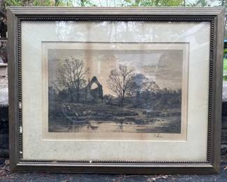 038 38x30fredslocombesignedlandscapepri