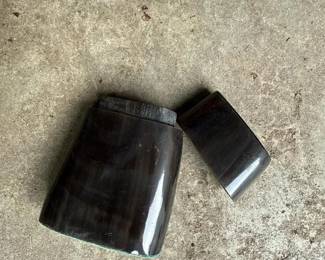 057 vintagepolishedhornsnuffbox5intal