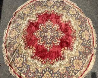 091 78roundorientalstylearearug