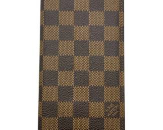 Louis Vuitton Damier Ebene Pocket Agenda Cover