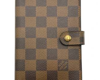 Louis Vuitton Damier Ebene Agenda PM Ring Cover