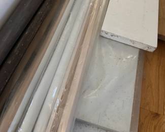 White wood quarter round molding  and Azak