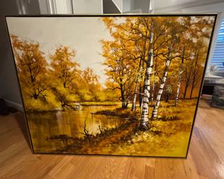 Original large painting by Waler Sherwood