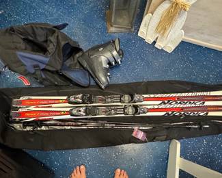 170 skis and Men's boots, size 13