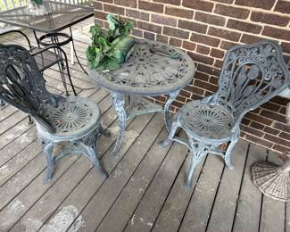 PATIO TABLE AND CHAIRS