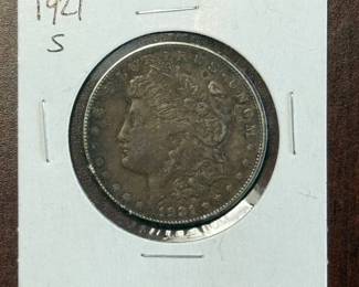 1921 S Morgan Silver Dollar