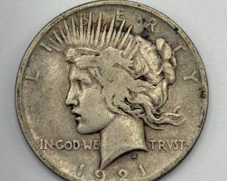 Key Date! 1921 Peace Silver Dollar