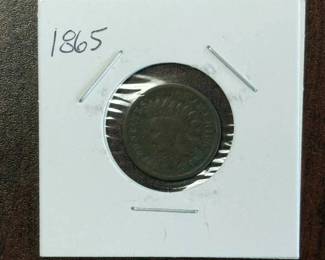 Civil War Era 1865 Indian Head Cent