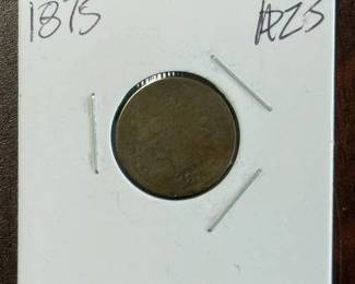 1875 Indian Head Cent