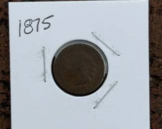1875 Indian Head Cent