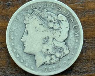 1921 S Morgan Silver Dollar