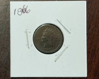 1866 Indian Head Cent