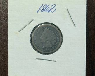 Civil War Era 1862 Indian Head Cent