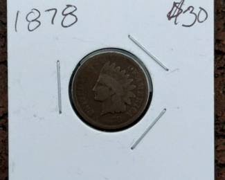 1878 Indian Head Cent