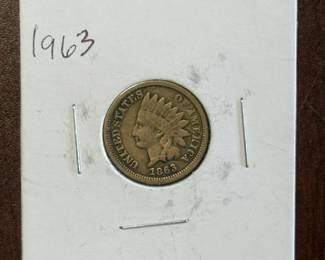 Civil War Era 1963 Indian Head Cent