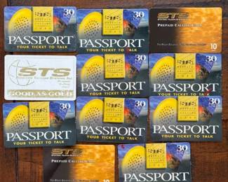 Group of STS Collectible Long-Distance Calling Cards