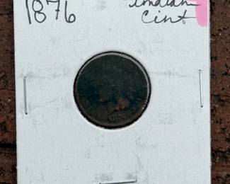 1876 Indian Head Cent
