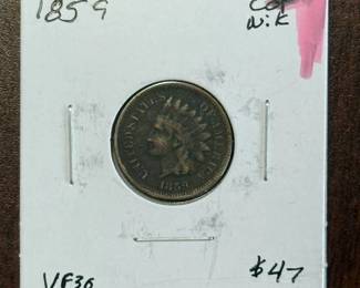 1858 Flying Eagle Cent - Large Letters Variety