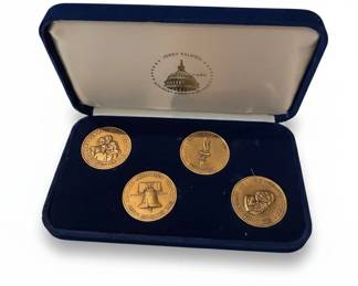 Jerry Falwell Moral Majority Commemorative Medallion Set