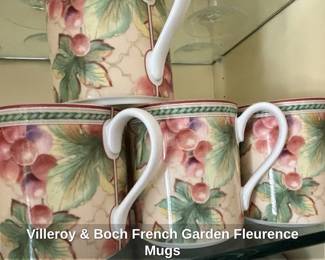 Villeroy  Boch French Garden Fleurence Mugs