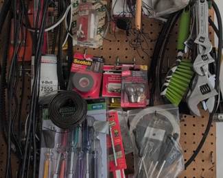 Assorted Garage and Automotive Supplies