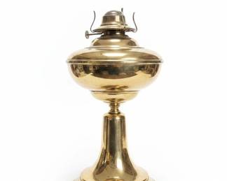 Vintage Brass Oil Lamp