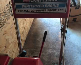 Sears Craftsman Winterized Engine Stage Snowblower second image